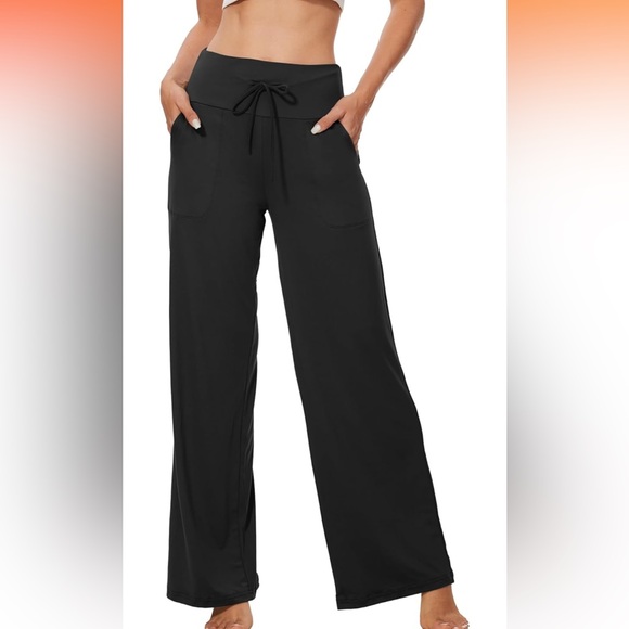 ❌SOLD❌Women's Wide-Leg High-Waisted Casual Pants with Pockets - Picture 4 of 15